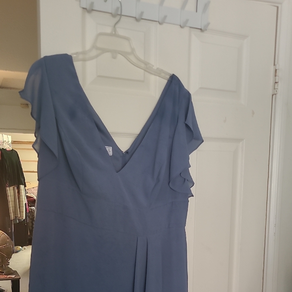 Chic Blue Maxi Dress for Women